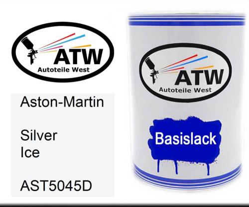 Aston-Martin, Silver Ice, AST5045D: 500ml Lackdose, von ATW Autoteile West.